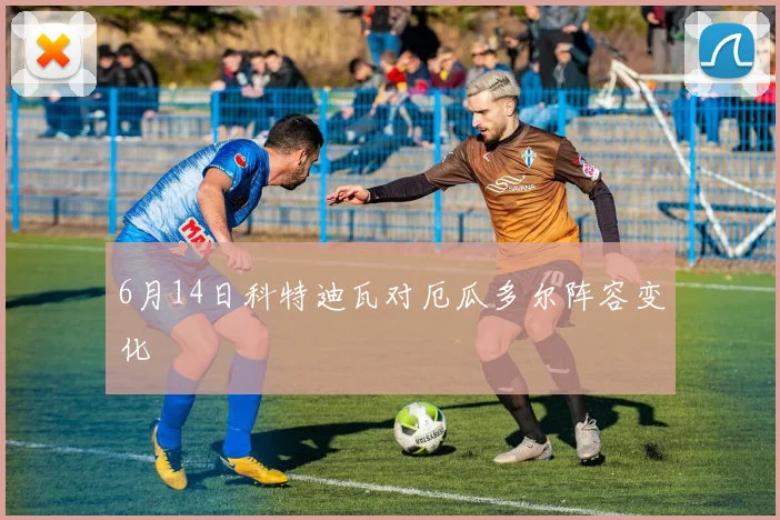 6月14日科特迪瓦对厄瓜多尔阵容变化